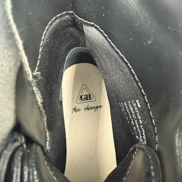 Giani Bini The Change Size 9 Wanderlust Leather/Suede Lug Boots. - Picture 8 of 8